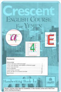 english Crescent handwriting