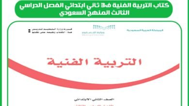 كتاب التربية الفنية ف3 ثاني ابتدائي الفصل الدراسي الثالث المنهج السعودي